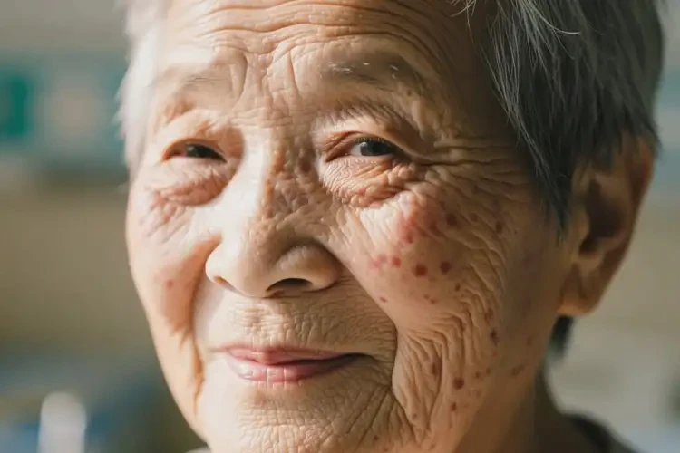 老人面部出現(xiàn)濕疹可以治好嗎(圖4)