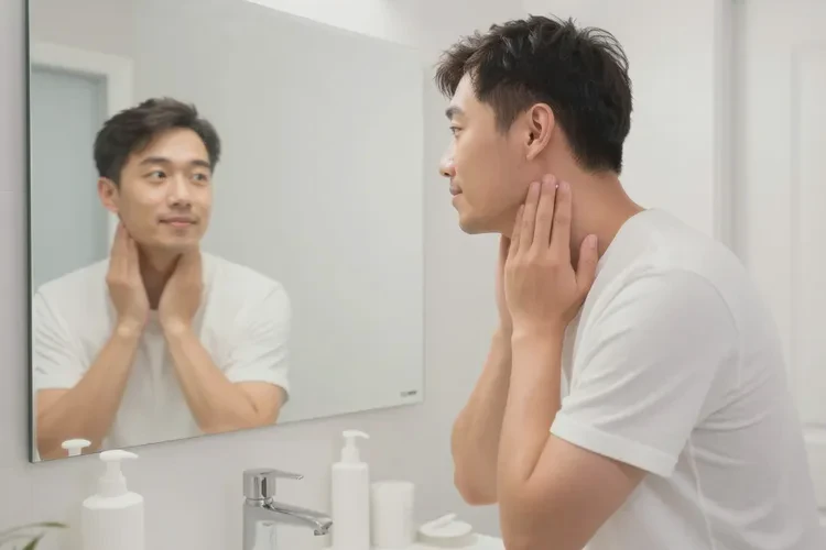 男人脖子長(zhǎng)濕疹能靠自己自愈嗎(圖2)