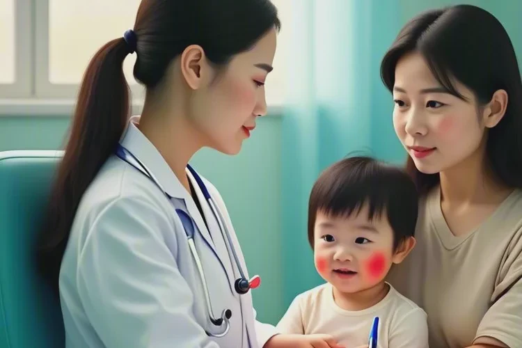 少兒四肢出現(xiàn)濕疹可以治愈嗎(圖1)