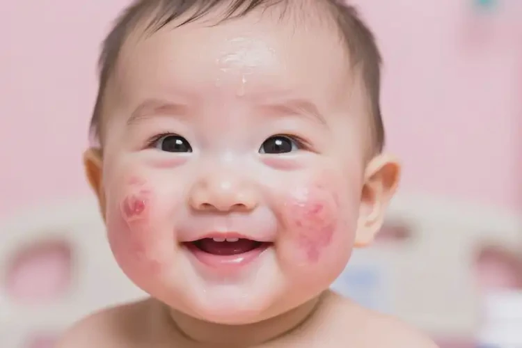 寶寶臉上偶爾起濕疹可以治好嗎(圖3)