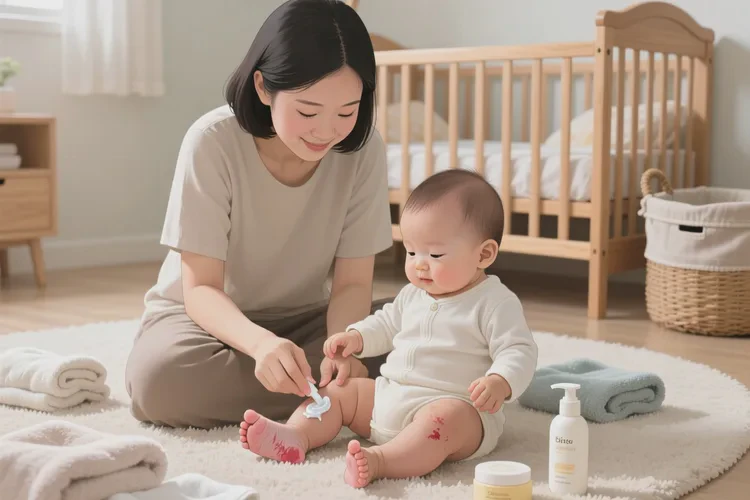 嬰兒腳上容易長濕疹可以治愈嗎(圖1)