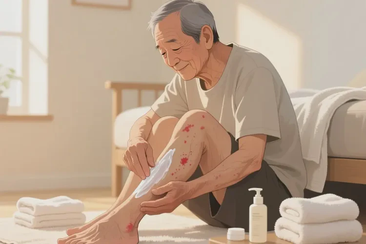 老年人小腿出湿疹能靠自己自愈吗(图1)