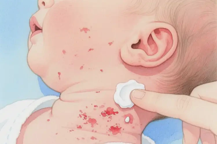 新生兒脖子上經(jīng)常起濕疹可以治好嗎(圖4)