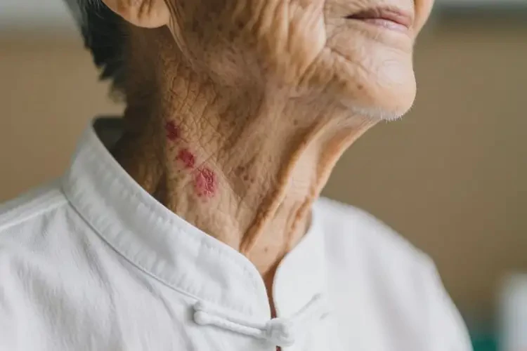 高齡老人脖子上出濕疹可不可以根治(圖2)