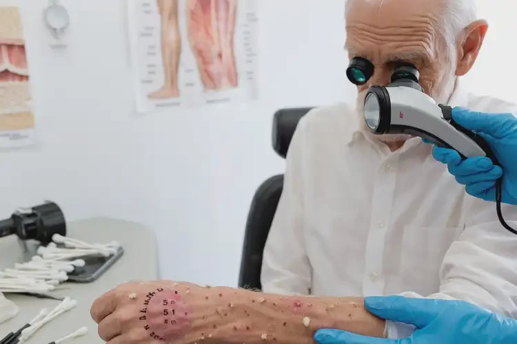 老人四肢長濕疹可以治好嗎(圖4)