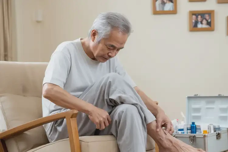 老人小腿上容易起濕疹可以治好嗎(圖2)