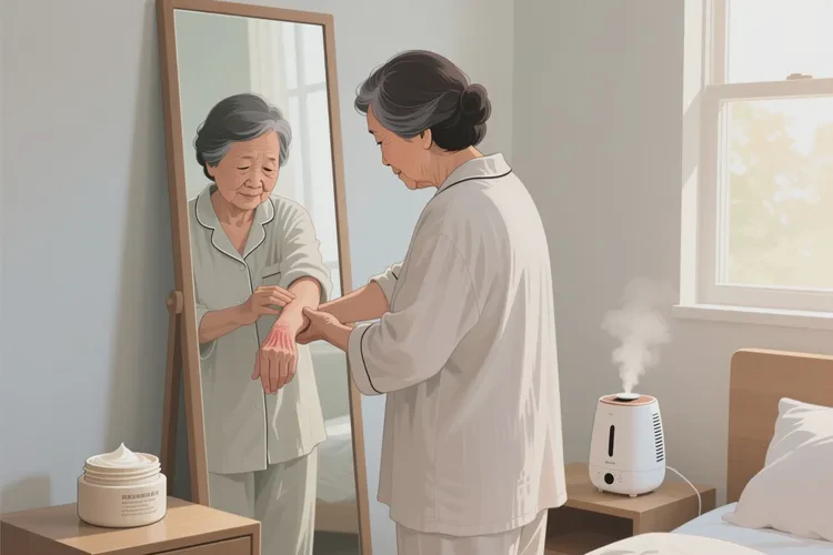 高齡老人手臂上經(jīng)常長濕疹能靠自己自愈嗎(圖2)