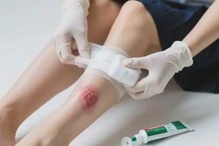 大學(xué)生小腿容易長濕疹可以治好嗎(圖1)