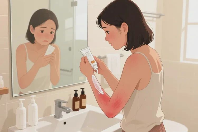 哺乳期媽媽全身容易起濕疹能靠自己自愈嗎(圖1)