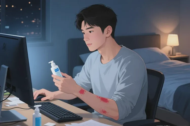 男人全身出现湿疹能靠自己自愈吗(图1)