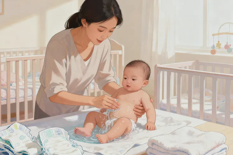 嬰兒屁股上經(jīng)常起濕疹可以治愈嗎(圖1)