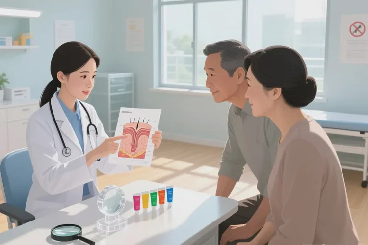 孩子手臂上出現(xiàn)濕疹可以治愈嗎(圖2)