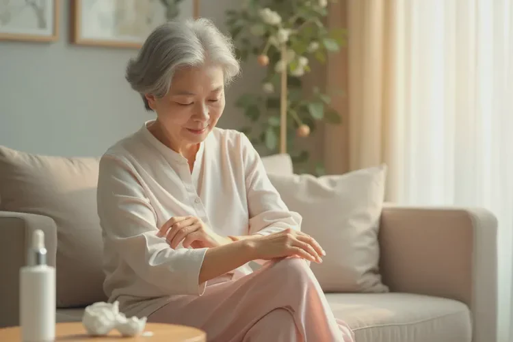 老年人手臂出濕疹能靠自己自愈嗎(圖1)