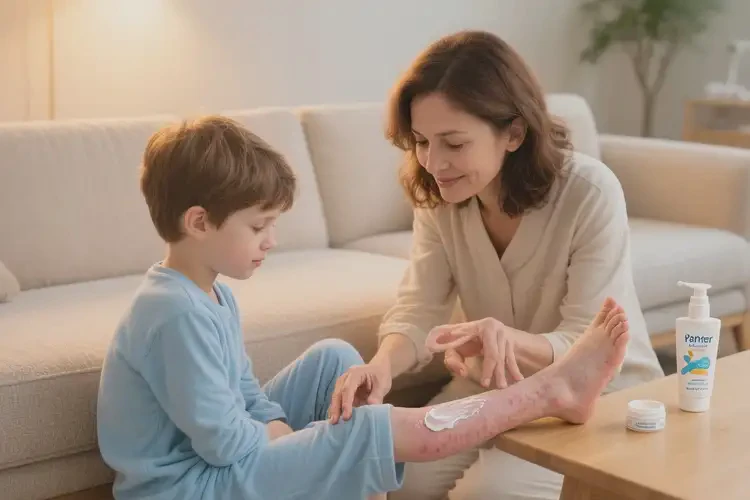 小孩腳上容易長濕疹可以治好嗎(圖4)