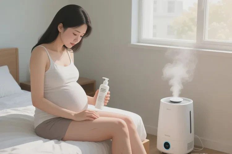 孕婦大腿出濕疹可以治愈嗎(圖1)