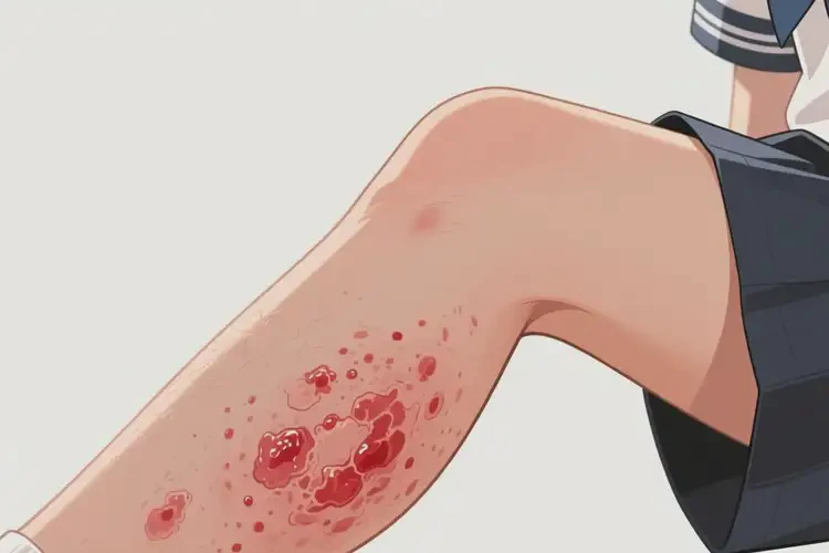 大學生大腿上容易長濕疹可以治好嗎(圖3)