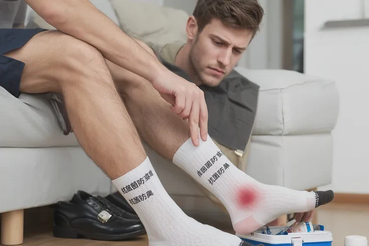 青年人腳上經(jīng)常起濕疹能靠自己自愈嗎(圖1)