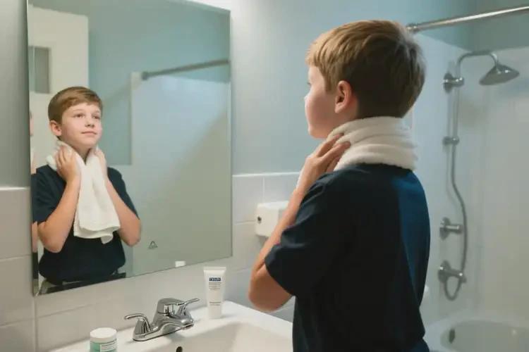 中學生脖子容易長濕疹可以治好嗎(圖2)