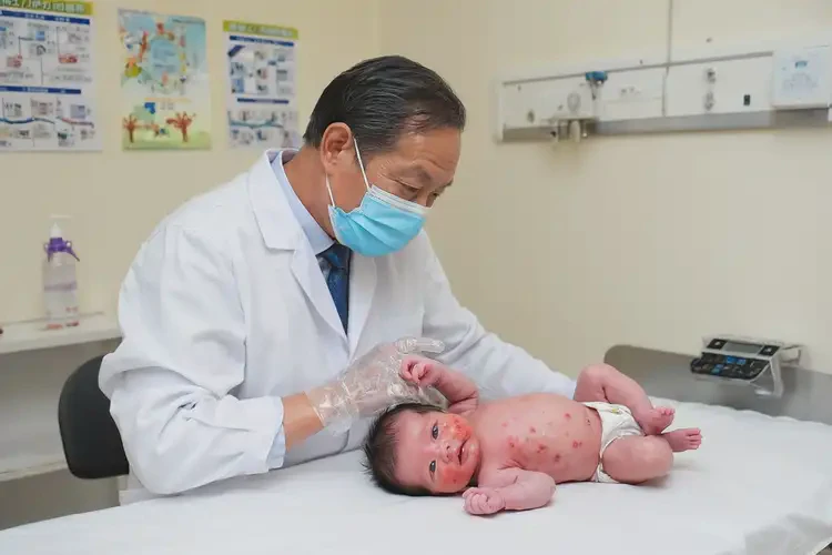 新生兒四肢出現(xiàn)濕疹可以治好嗎(圖3)