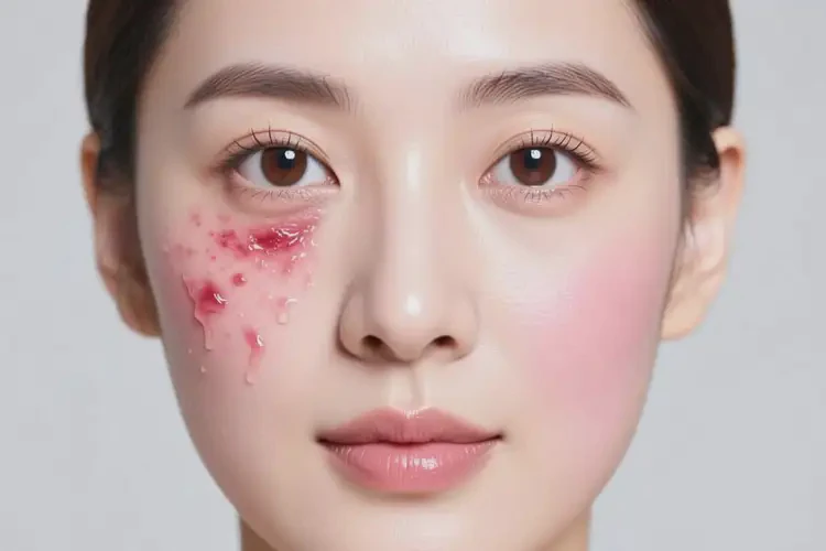 女性臉上經(jīng)常長(zhǎng)濕疹可以治好嗎(圖2)