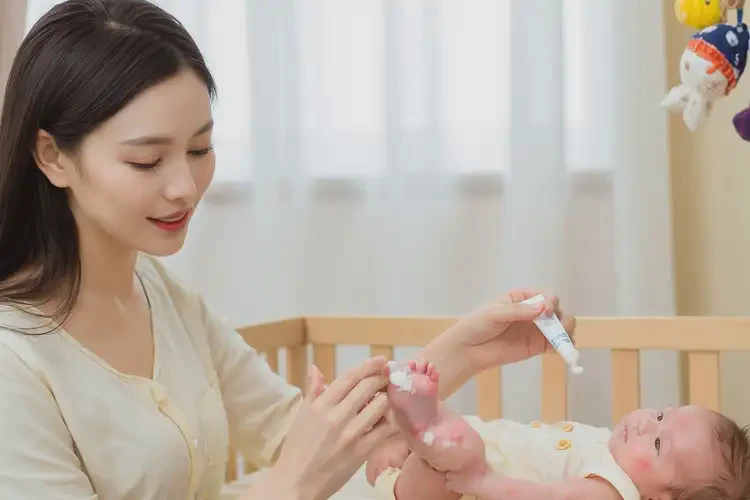 新生儿小腿上容易起湿疹能靠自己自愈吗(图1)