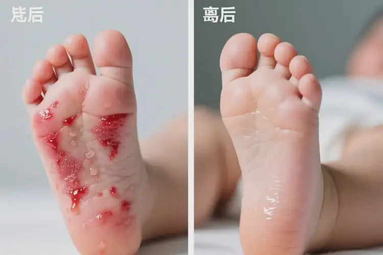 嬰幼兒腳上偶爾長濕疹可以治好嗎(圖3)