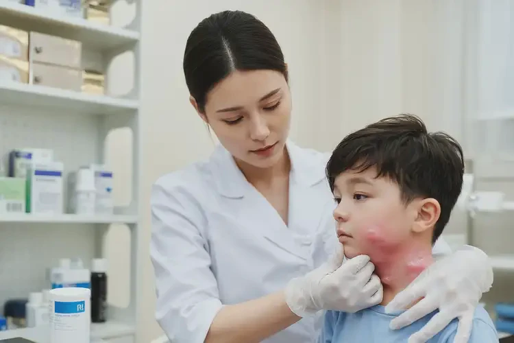 孩子脖子上容易起濕疹可以治好嗎(圖3)