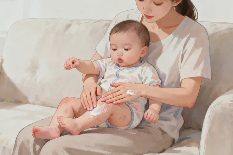 孩子肚子偶爾長濕疹可以治愈嗎(圖1)