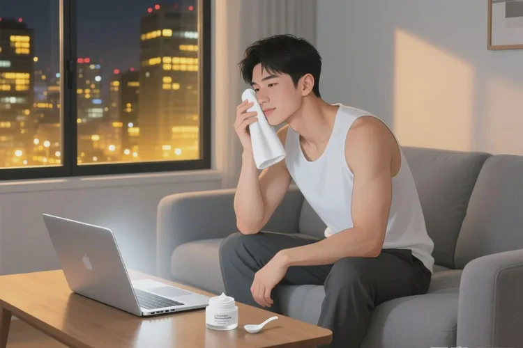 男人面部偶爾長濕疹能靠自己自愈嗎(圖3)