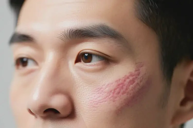 男性臉上長濕疹可以治好嗎(圖1)