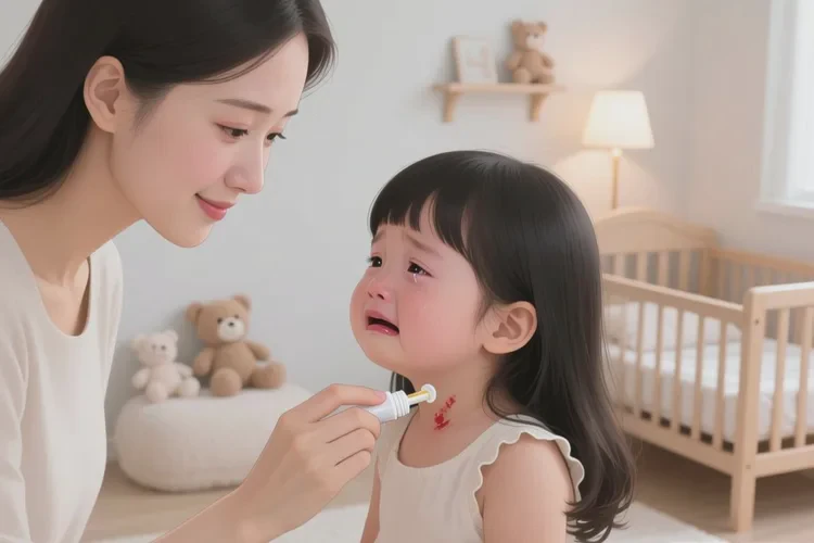 少兒脖子有濕疹可以治愈嗎(圖2)