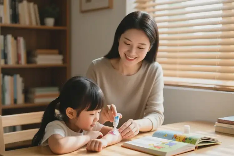 兒童身上偶爾起濕疹可以治好嗎(圖1)