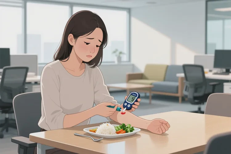 28歲中餐血糖3點(diǎn)5是怎么回事(圖1)