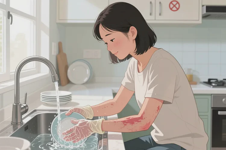 女人手臂經常起濕疹能靠自己自愈嗎(圖1)