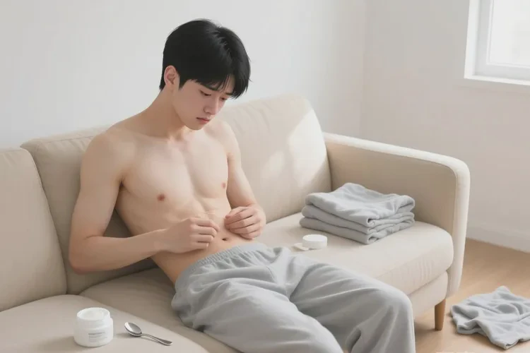 青年人肚子經(jīng)常起濕疹能靠自己自愈嗎(圖1)