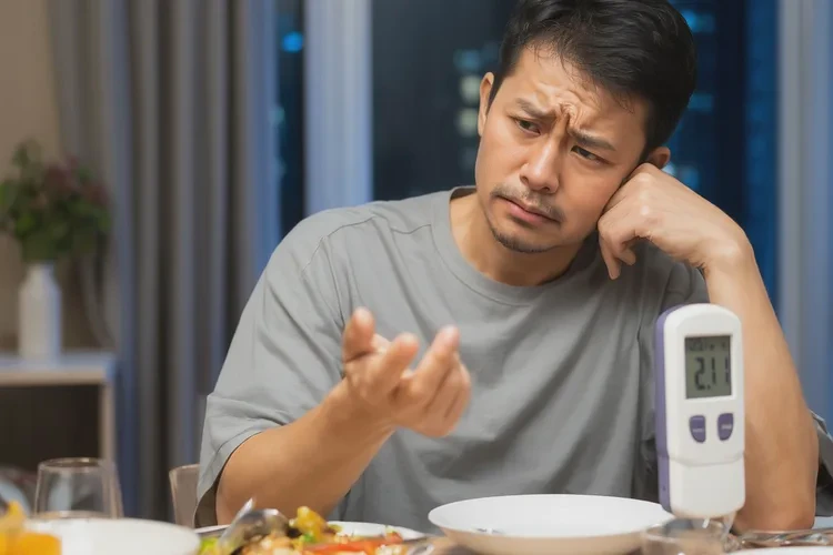 28歲晚餐血糖26.1是怎么回事(圖1)