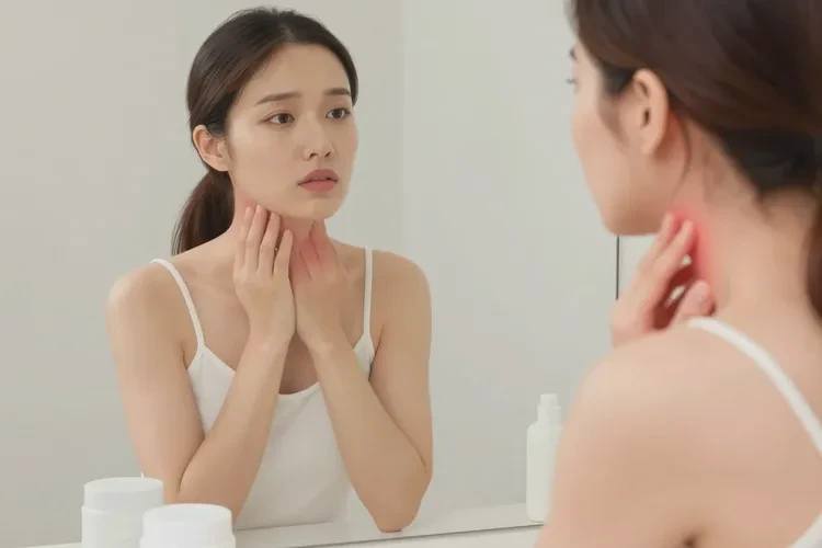 哺乳期媽媽脖子容易長濕疹能靠自己自愈嗎(圖2)