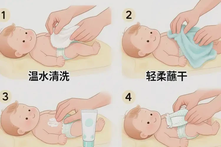 孩子屁股上偶爾起濕疹可以治好嗎(圖1)