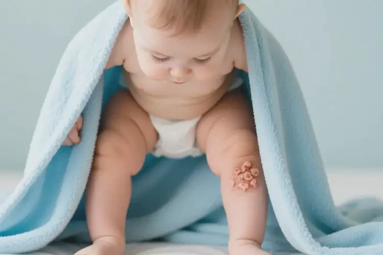 寶寶大腿上有濕疹可以治好嗎(圖1)