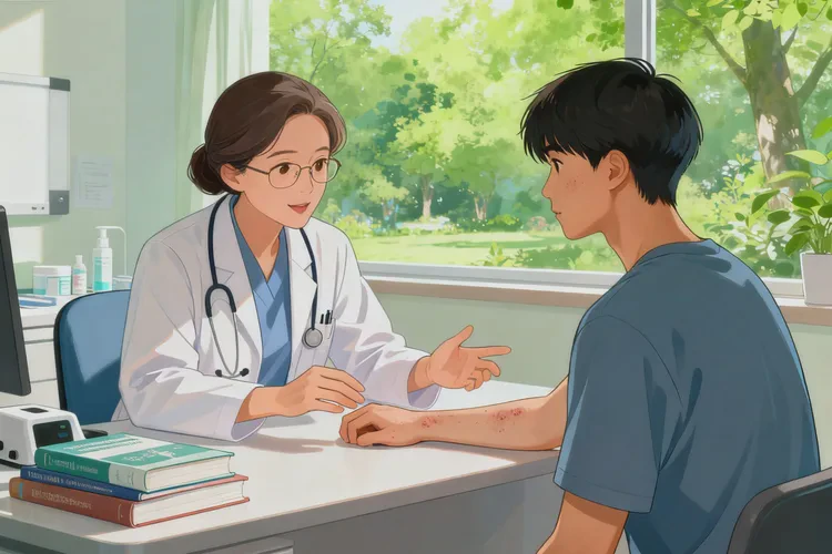 青年人面部有濕疹能靠自己自愈嗎(圖3)