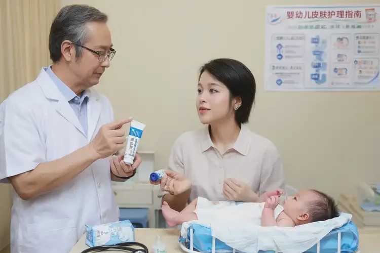 新生兒大腿上偶爾起濕疹可以治好嗎(圖2)