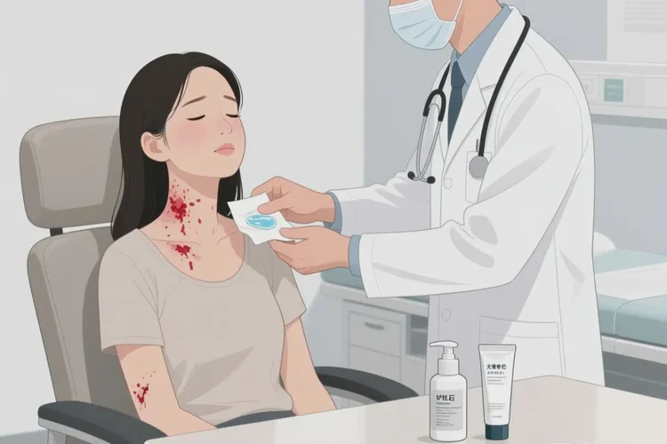 青年人脖子上出濕疹能靠自己自愈嗎(圖4)