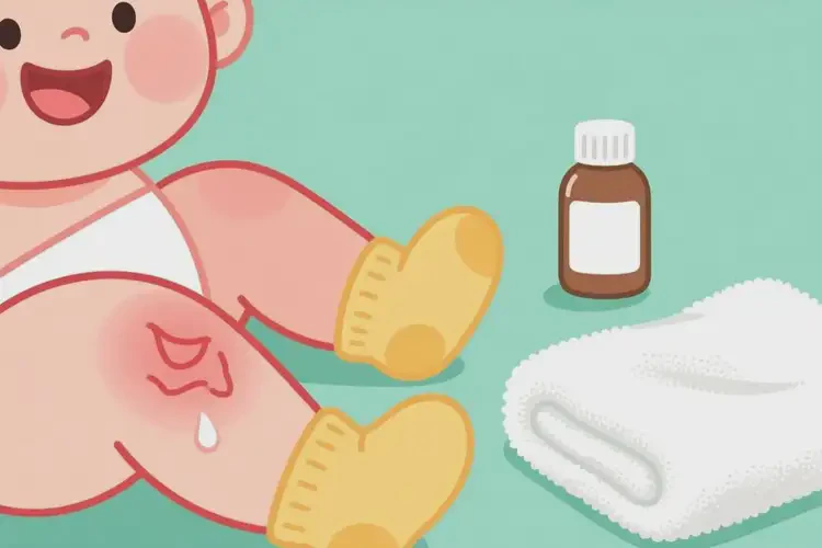 嬰幼兒大腿偶爾起濕疹可以治好嗎(圖2)