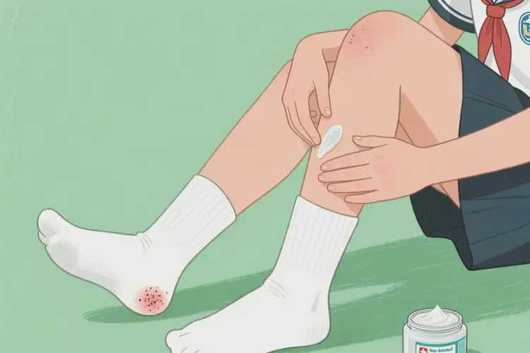 中學(xué)生腳上偶爾起濕疹可不可以根治(圖3)