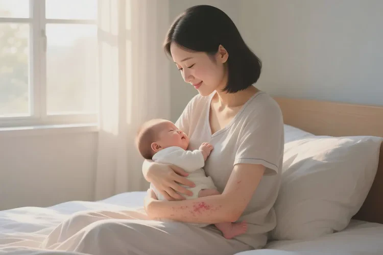 哺乳期媽媽四肢經(jīng)常起濕疹能靠自己自愈嗎(圖1)