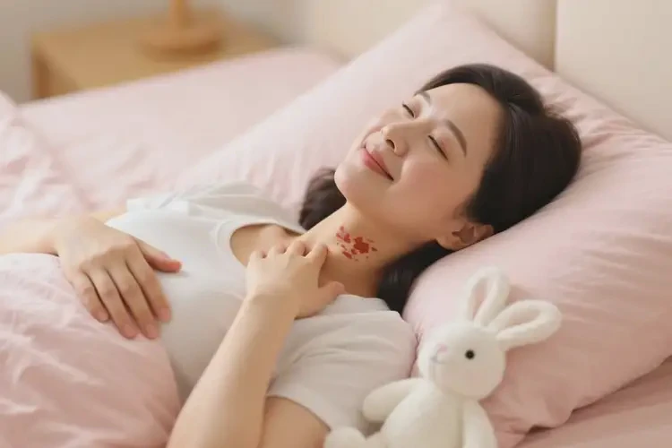 產(chǎn)婦脖子上起濕疹可以治好嗎(圖2)