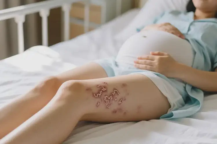 孕婦大腿上出現濕疹可以治好嗎(圖2)