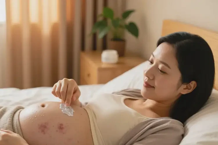 產(chǎn)婦肚子上長濕疹可以治好嗎(圖4)