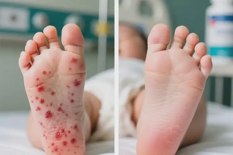 嬰兒腳上偶爾起濕疹可以治好嗎(圖4)