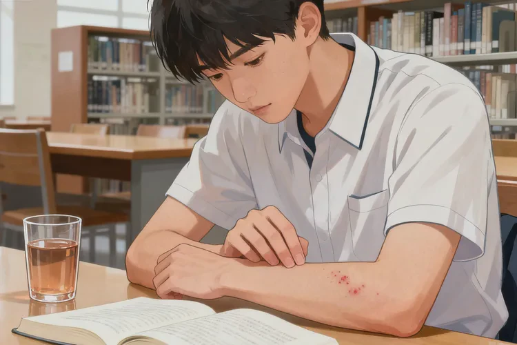 大學生臉上偶爾長濕疹能靠自己自愈嗎(圖2)